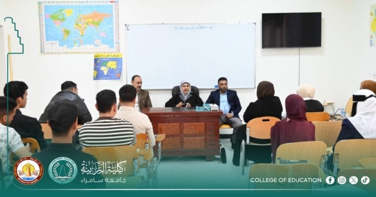 قسم الجغرافية ينظم دورة علمية عن التعبئة الإعلامية في عصر الحروب الصليبية