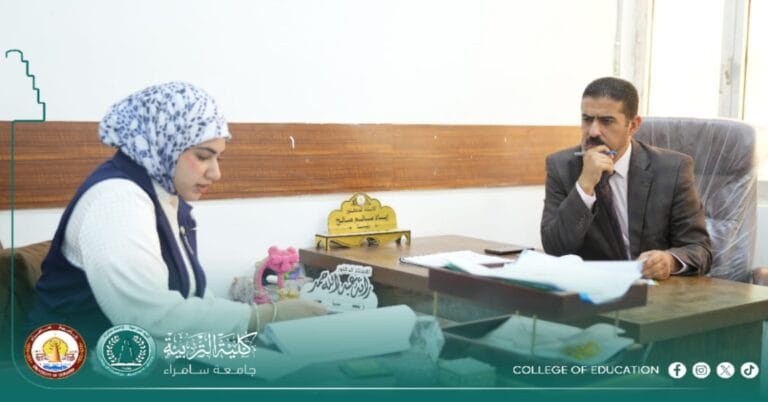قسم اللغة العربية يناقش بحوث تخرج طلبته 