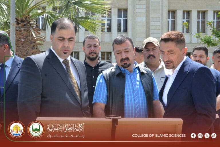 حضور أكاديمي مميز لتدريسي من كلية العلوم الإسلامية في معرض فني بجامعة سامراء