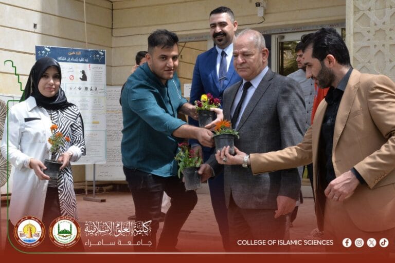 قسم الشريعة يباشر حملة لتشجير وترتيب حدائق الكلية بحضور معاون العميد للشؤون الإدارية والمالية