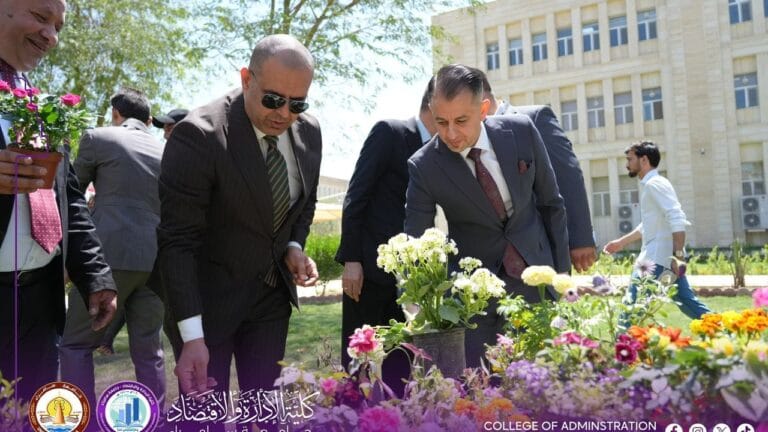 عميد كلية الإدارة والاقتصاد يشارك في فعاليات أسبوع الجامعة المستدام بجامعة سامراء