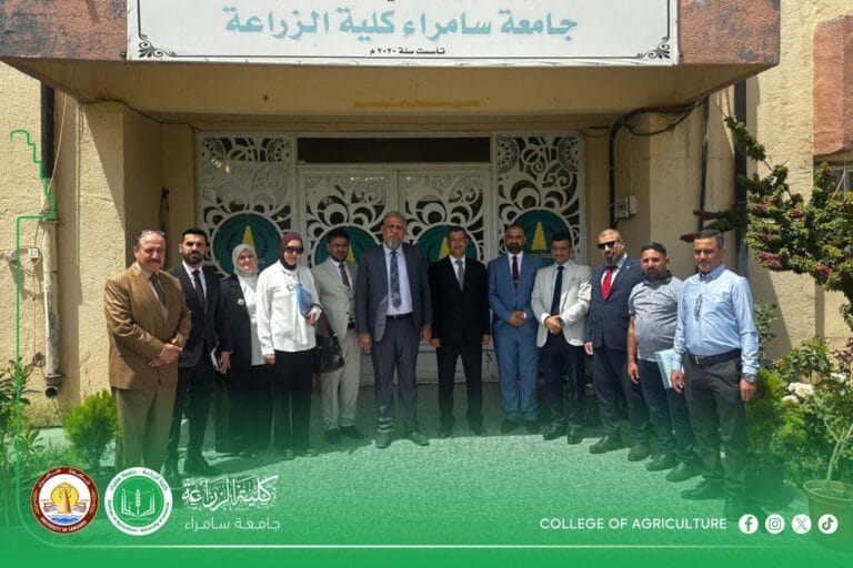 كلية الزراعة في جامعة سامراء تستقبل اللجنة الوزارية لاستحداث قسم “الزراعة الذكية”