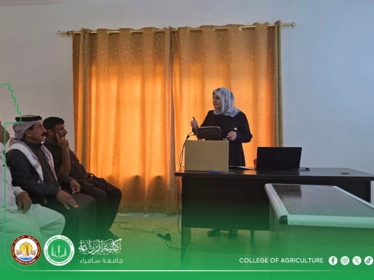 كلية الزراعة في جامعة سامراء تنظم محاضرة علمية حول توظيف الطاقة المتجددة في دعم الإنتاج الزراعي