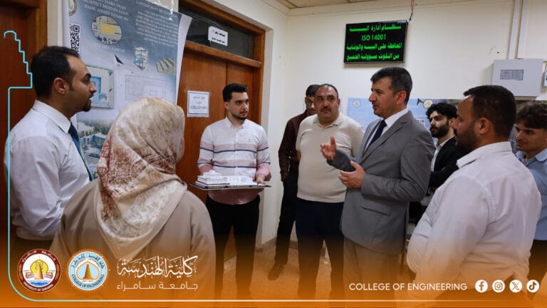 كلية الهندسة تشهد مناقشة مشاريع طلبة العمارة لمعرض الفن المعاصر برؤى هندسية مبتكرة