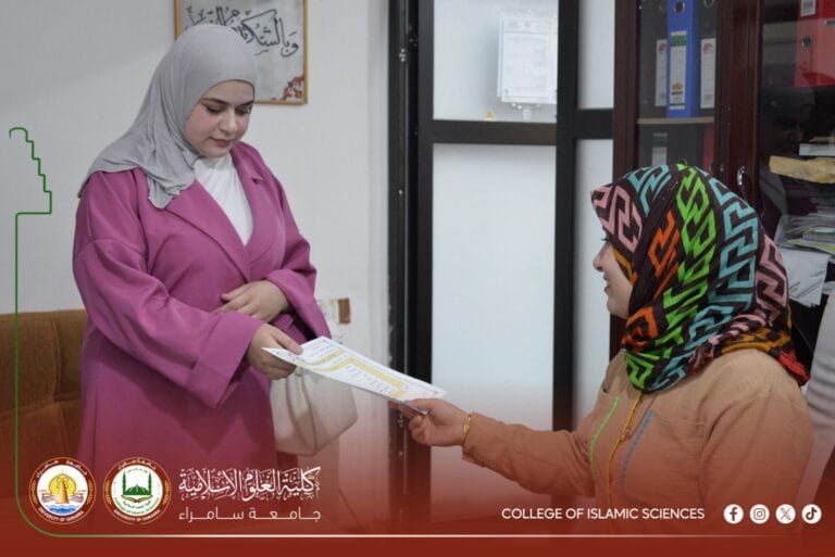 جانب من توزيع نتائج طلبة الدراسات الأولية